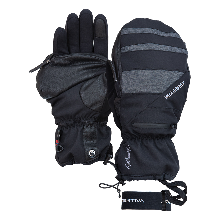 Vallerret Skadi Zipper Mitt LRS: Juodas XL