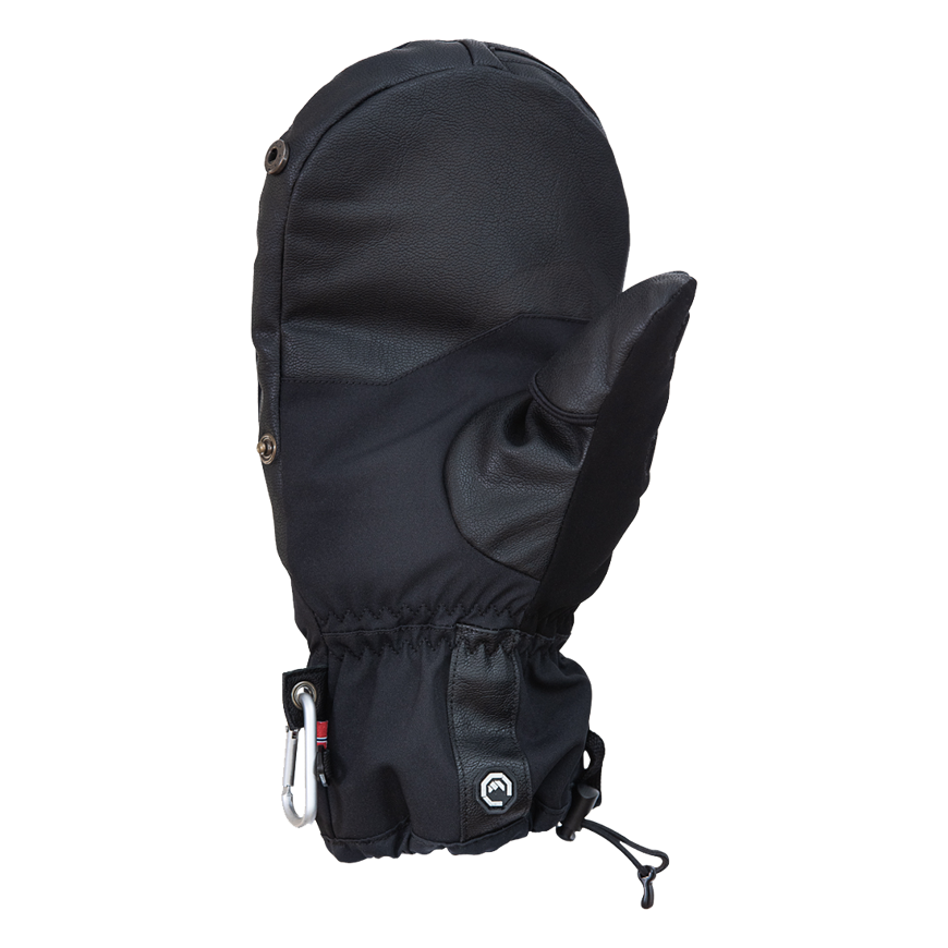 Vallerret Skadi Zipper Mitt LRS: Black XL – 3