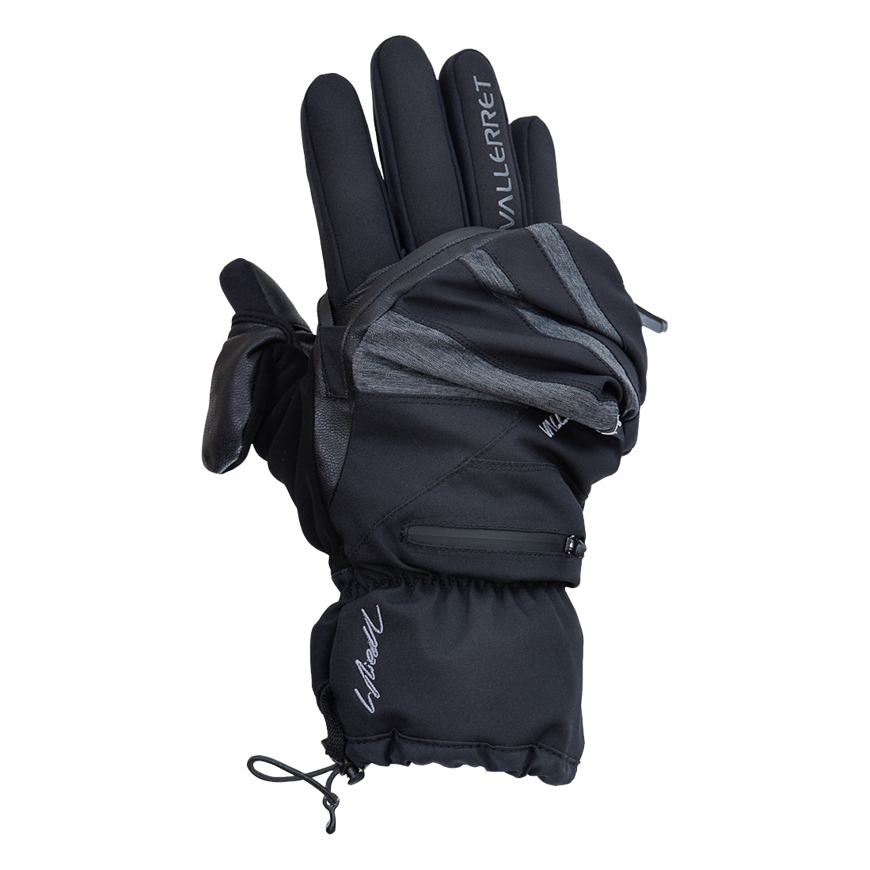 Vallerret Skadi Zipper Mitt LRS: Juodas XL – 4