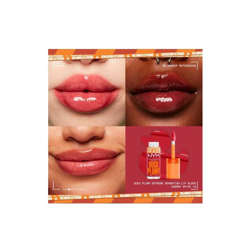 Nyx Duck Plump Lip Gloss Cherry Spicy 6, 8 ml – 3