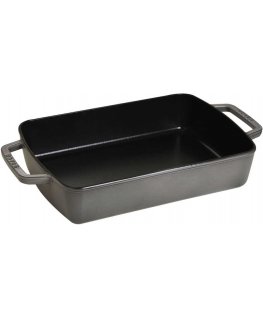 Rectangular shape do zapiekania Staub - Grafitowy