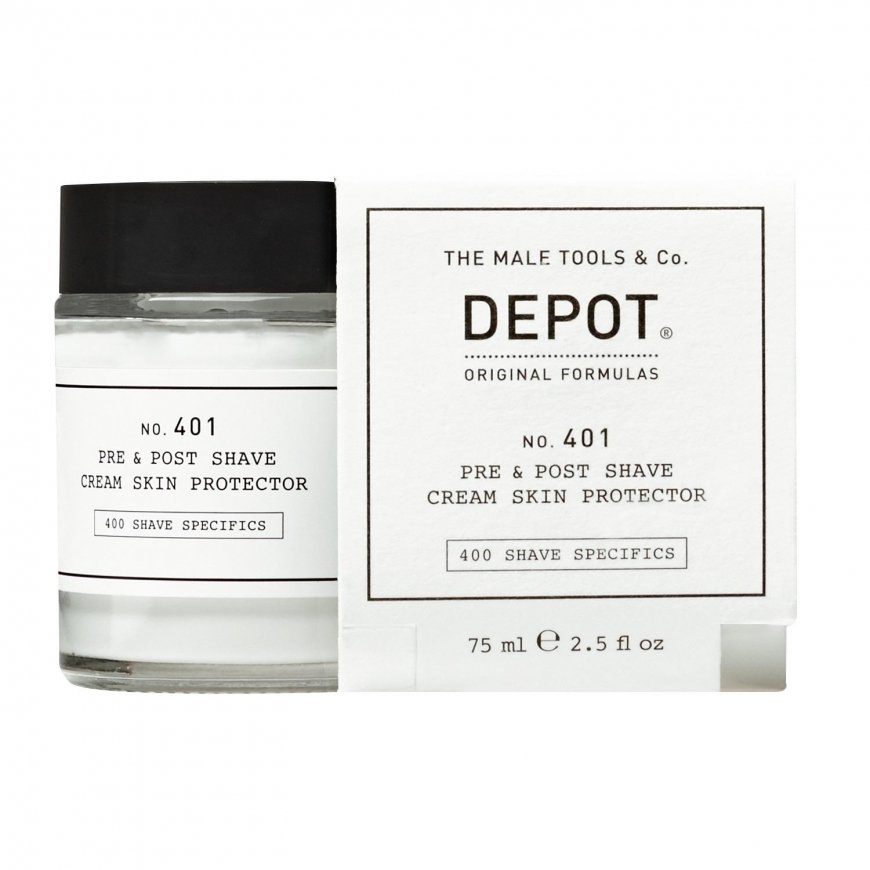 Depot Protective Cream No. 401 Pre & Post Shave Cream Skin Prote
