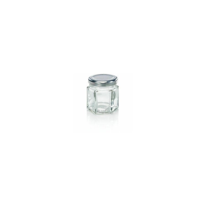 LEIFHEIT Hexagonal glass jar 47ml