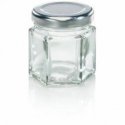 LEIFHEIT Hexagonal glass jar 47ml LEIFHEIT Hexagonal glass jar 47ml