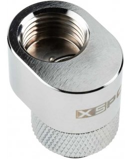 XSPC G1/4 Rotary 7mm Offset Fitting - Chrom
