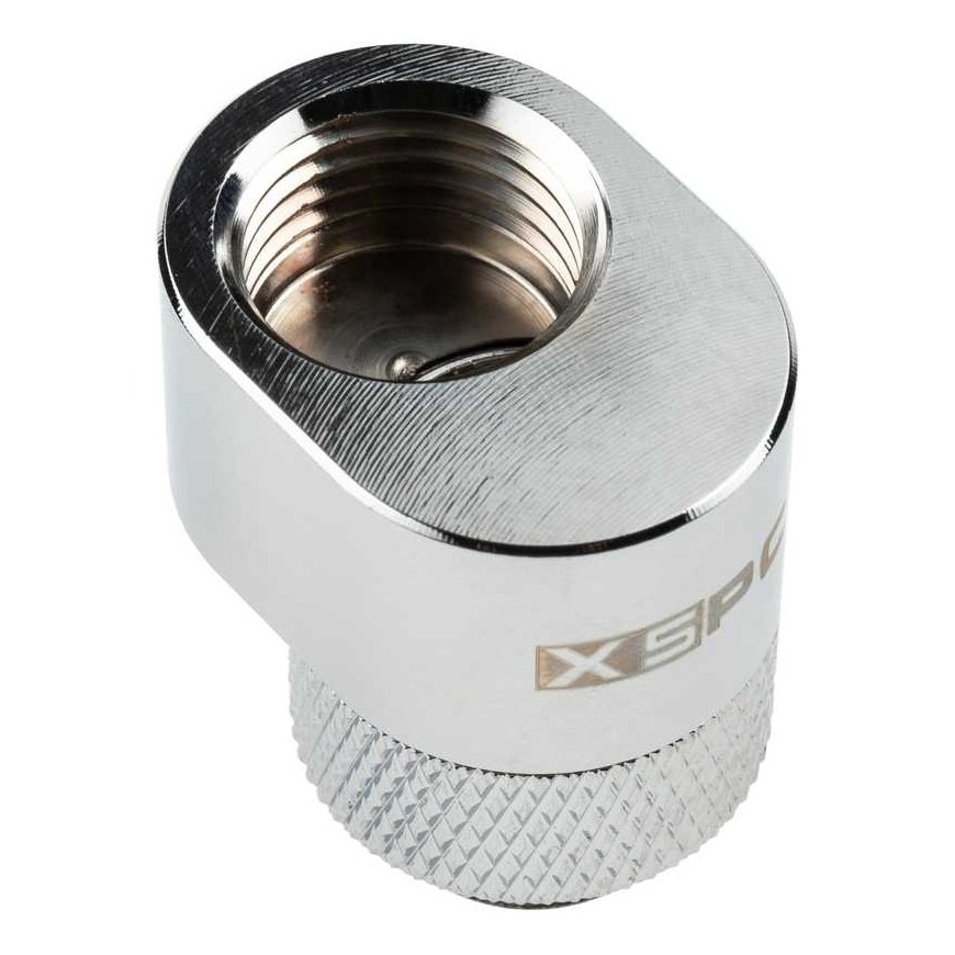 XSPC G1/4 Rotary 7mm Offset Fitting - Chrom