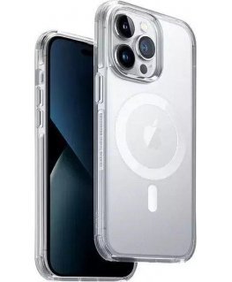Uniq Combat Case iPhone 14 Pro 6.1" Magclick Charging Clear / Pigeon Clear