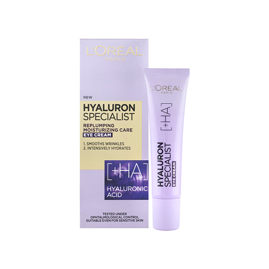 L'Oréal Paris Hyaluron Specialist Replumping Moisturizing Care Eye cream for women, 15 ml – 2