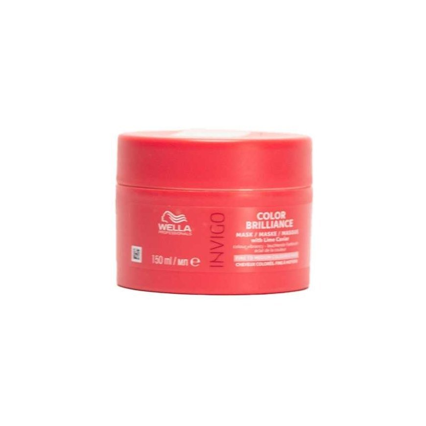 Kaukė dažytiems ploniems plaukams Wella Professionals Invigo Color Brilliance Fine to Medium Coloured Plaukų kaukė 150ml – 2