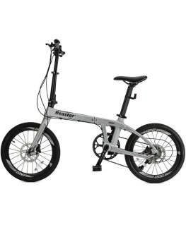 Beaster Scooter Karboninio rėmo dviratis, BS128S, sidabrinis