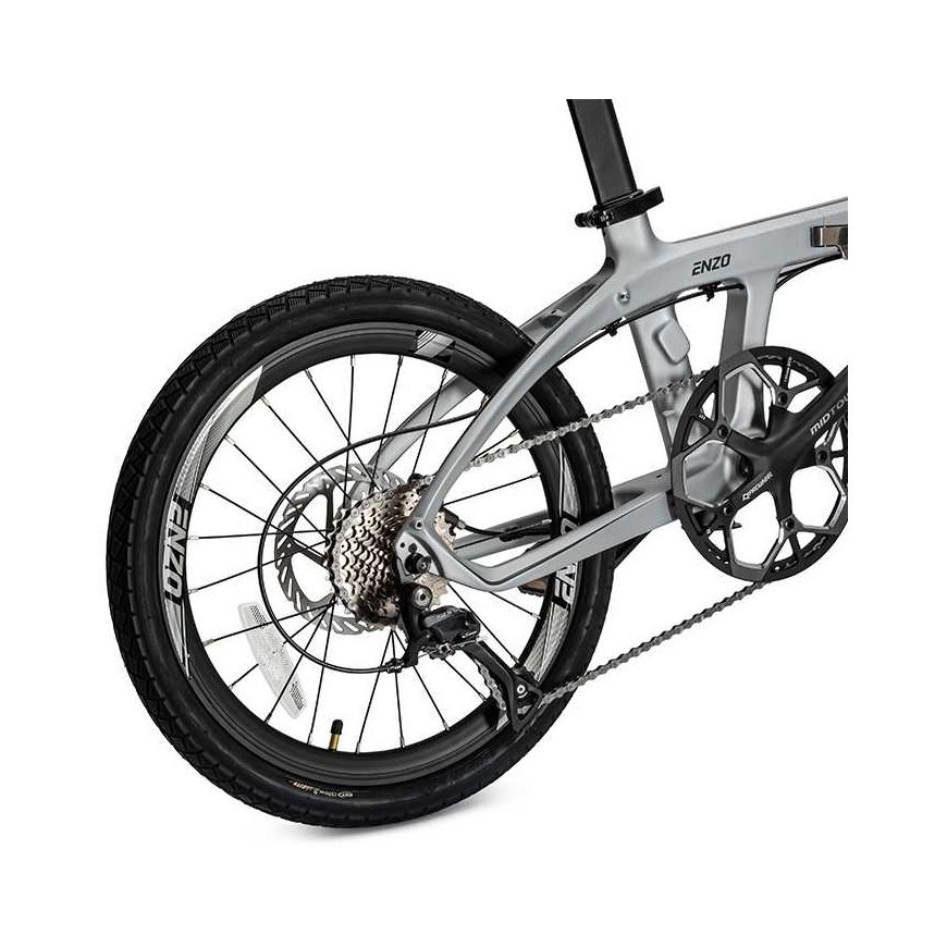 Beaster Scooter Karboninio rėmo dviratis, BS128S, sidabrinis – 5