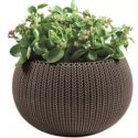 Flowerpot Cozy M With Hanging Set brown Flowerpot Cozy M With Hanging Set brown