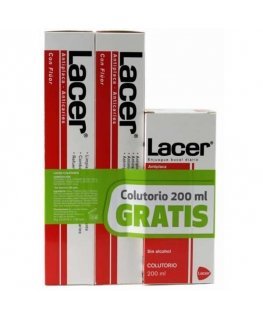 Lacer DUPLO Antiplaque-Anticaries Toothpaste 125ml + Mouthwash 200ml