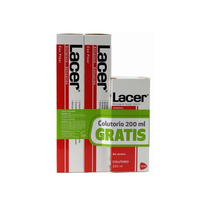 Lacer DUPLO Antiplaque-Anticaries Toothpaste 125ml +