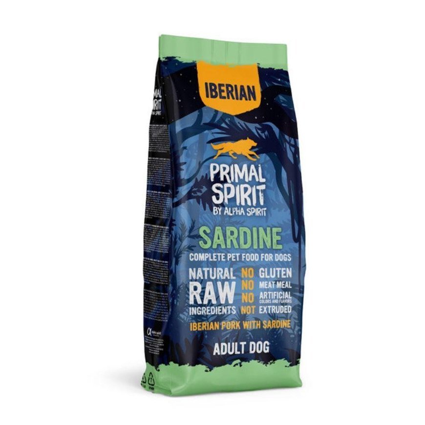 Primal Spirit PRIMAL IBERIAN Sardin pašaras šunim su sardine 12kg