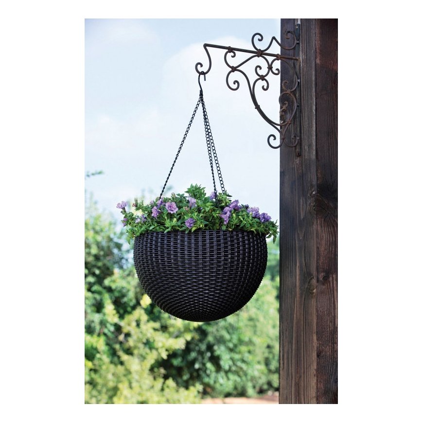 Hanging Sphere Planter brown – 2