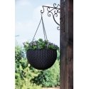 Hanging Sphere Planter brown