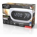 Adler AD 1186 W Laikrodis - budzik su pomiarem temperatury i wilgotności