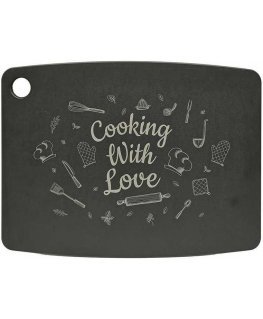 Cutting board 30 cm HAPPINESS IS HOMEMADE / Jade