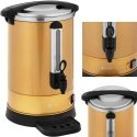 Royal Catering Coffee and tea maker with tap and drip tray 14 l 1500 W gold Royal Catering Coffee and tea maker with tap and drip tray 14 l 1500 W gold