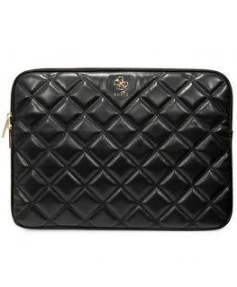 Guess PU Quilted 4G Metal Logo Laptop Sleeve 13|14" Black