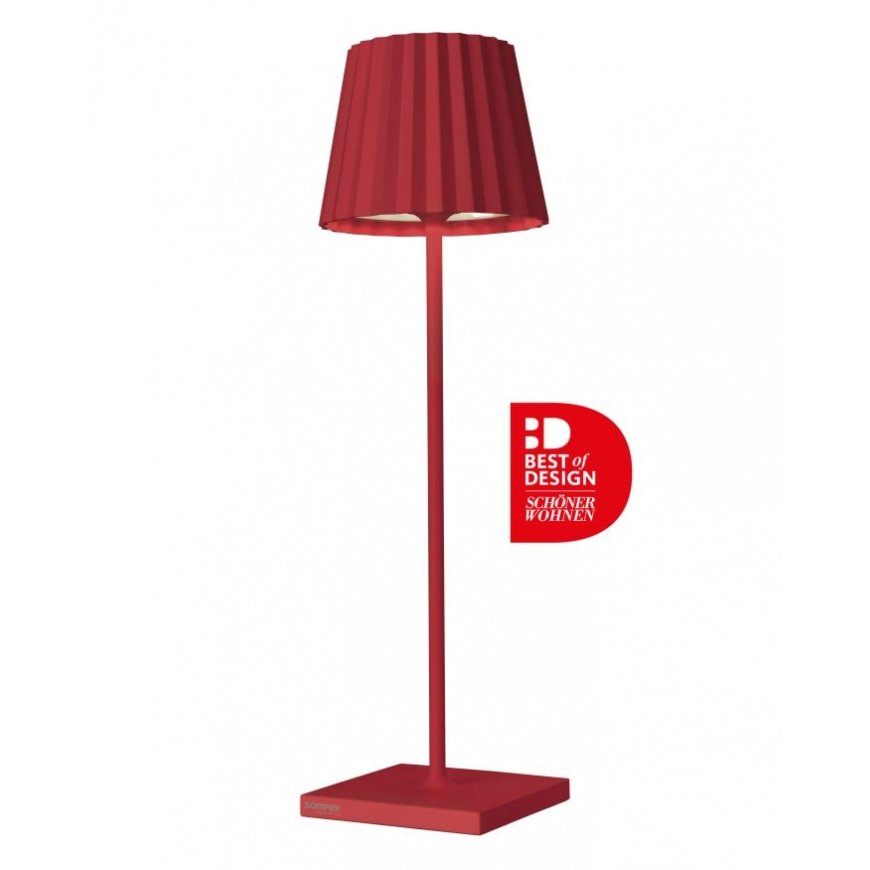 Sompex TWIN red Battery-operated Outdoor Light