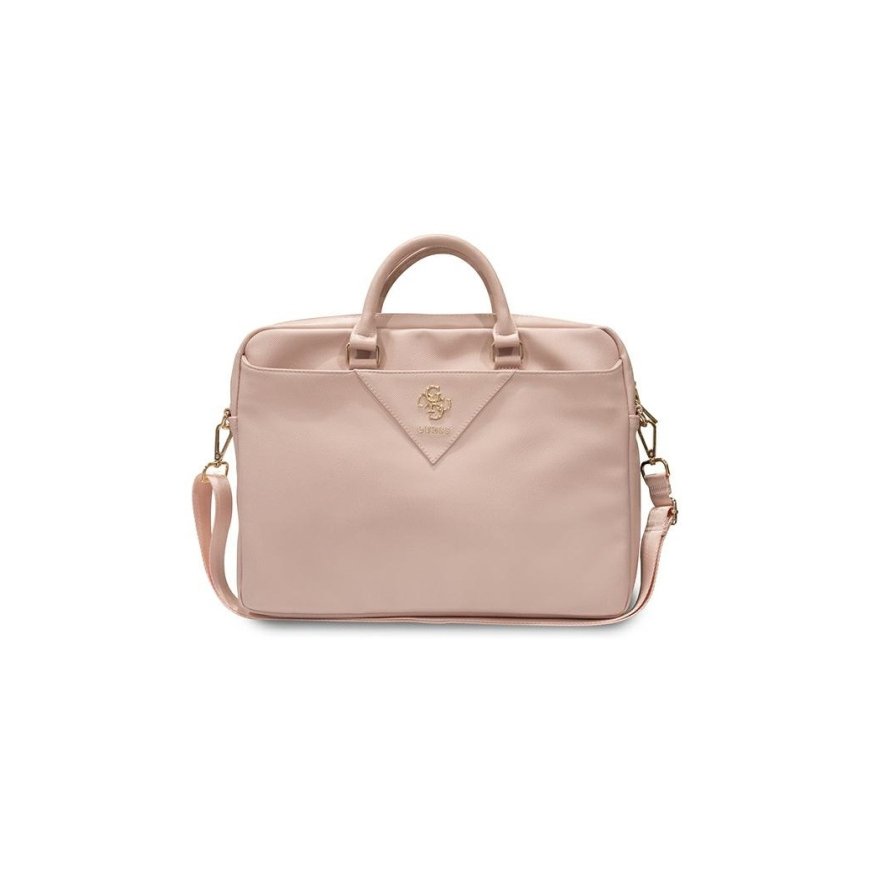 Guess Torba GUCB15ZPGSTEGP 16" różowy|pink Triangle 4G