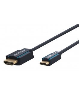 ClickTronic 44929 video cable adapter 2 m USB Type-C HDMI Type A (Standard) Black