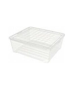 Box with lid and handle Multiboxx 6L 26x20x24cm transparent