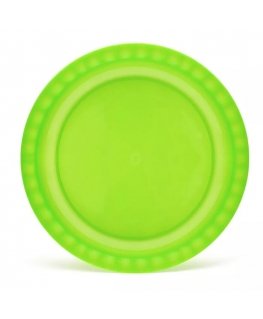 Plate Ø25,5x2,5cm Trippy green