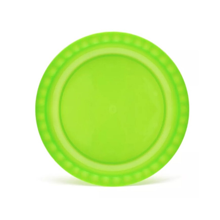 Plate Ø25,5x2,5cm Trippy green