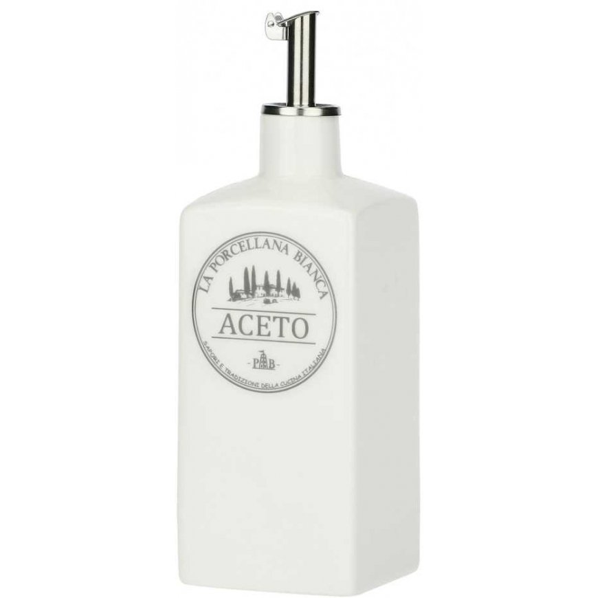 La Porcellana Bianca Bottle na ocet Conserva - White, 250 ml – 2