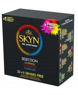 Unimil Skyn Selection nelateksiniai prezervatyvai 35 vnt