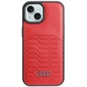 Case Audi Synthetic Leather MagSafe iPhone 15 Plus / 14 Plus 6.7" red/red hardcase AU-TPUPCMIP15M-GT/D3-RD Case Audi Synthetic Leather MagSafe iPhone 15 Plus / 14 Plus 6.7" red/red hardcase AU-TPUPCMIP15M-GT/D3-RD