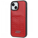 Case Audi Synthetic Leather MagSafe iPhone 15 Plus / 14 Plus 6.7" red/red hardcase AU-TPUPCMIP15M-GT/D3-RD Case Audi Synthetic Leather MagSafe iPhone 15 Plus / 14 Plus 6.7" red/red hardcase AU-TPUPCMIP15M-GT/D3-RD