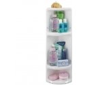 Corner shower shelf Gedy 70810200300, white Corner shower shelf Gedy 70810200300, white