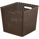 Curver / Keter CURVER KOSZYK KWADRATOWY 25L /CIEMNY BRÄZ Curver / Keter CURVER KOSZYK KWADRATOWY 25L /CIEMNY BRÄZ