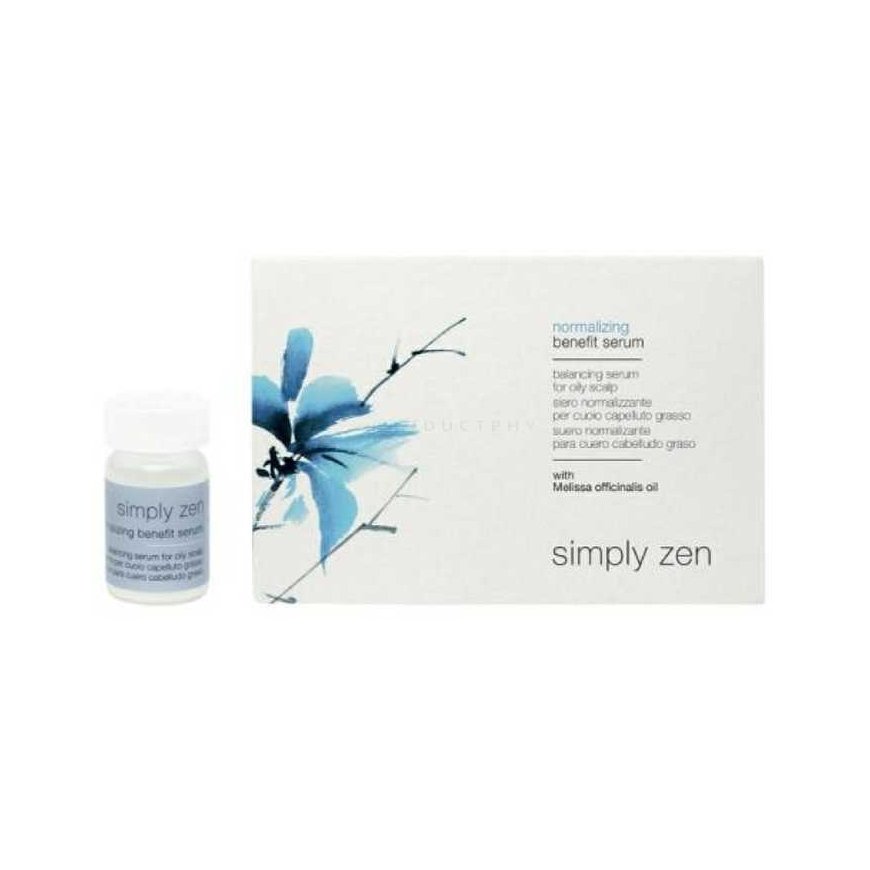 Set, Simply Zen, Normalizing, Leave In Scalp Treatment Serum, For Rebalancing, 12 pcs, 5 ml