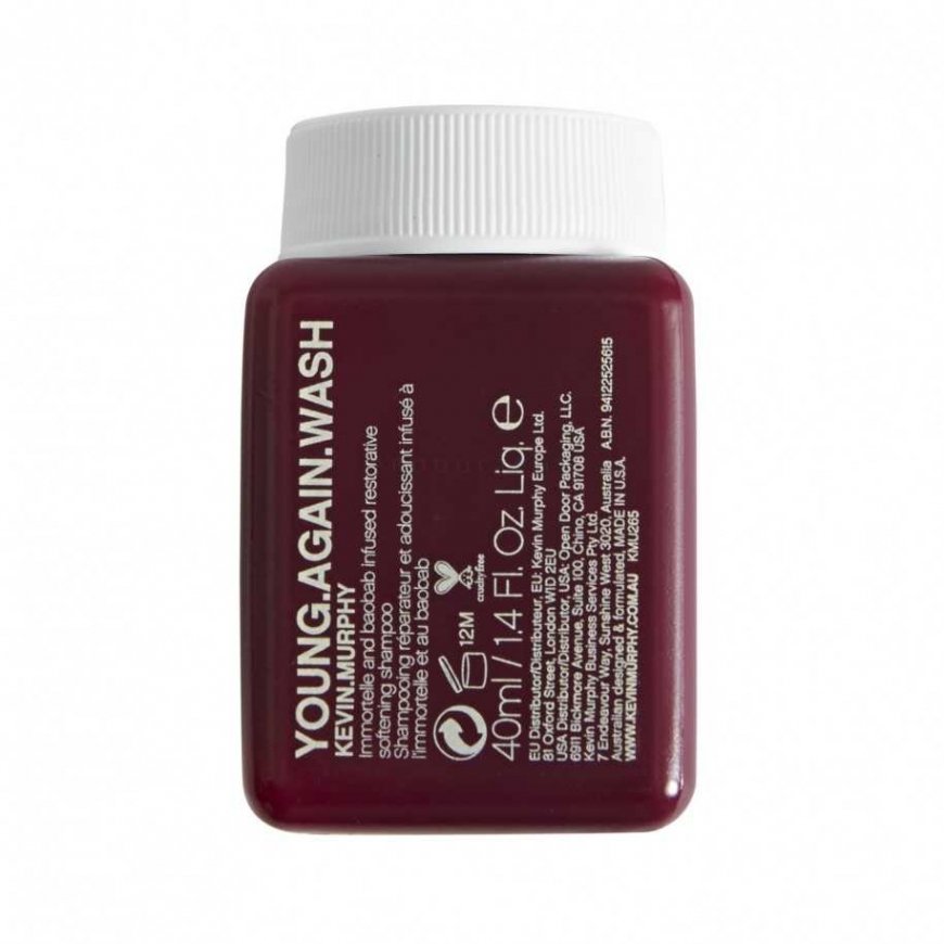 Kevin Murphy Young.Again Wash atstatantis plaukų šampūnas 40ml – 2