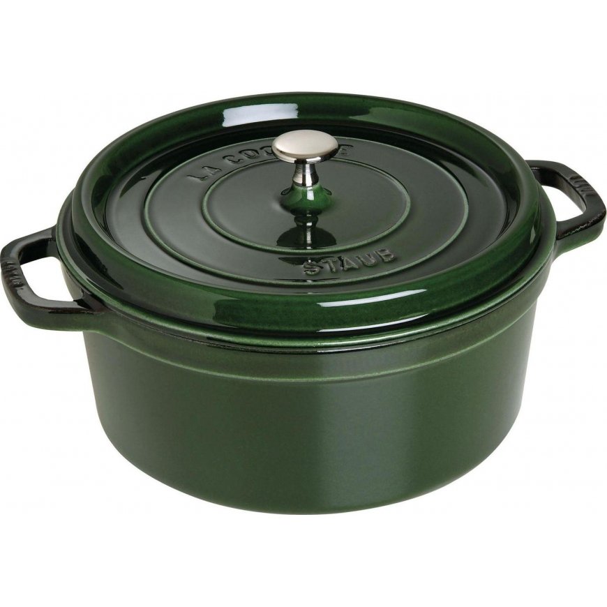 Pot żeliwny round Staub - 6.7 ltr, Green