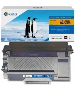 G&G compatible toner for Brother TN3520, NT-PB3520, black, 20000s