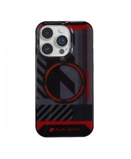 Audi IML Sport MagSafe Case iPhone 14 Pro Max 6.7" czarny|black