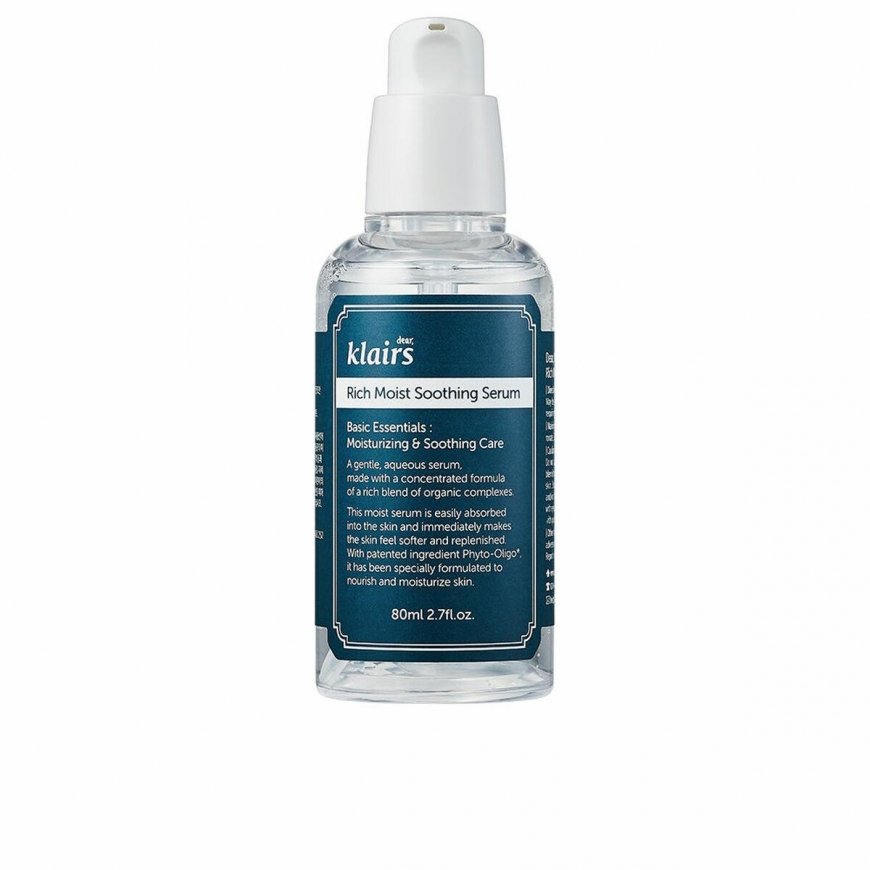 Klairs Rich Moist Soothing Serum, Moisturizing serum that reduces wrinkles 80 ml