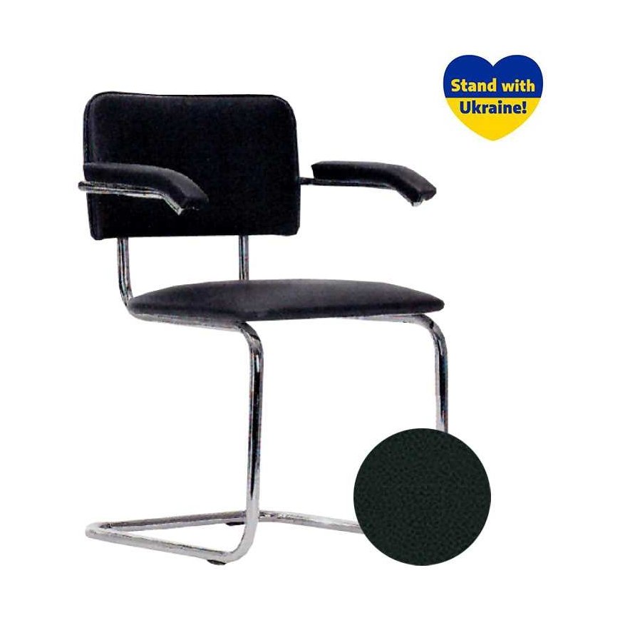 Visitor chair NOWY STYL SYLWIA ARM, black sp. – 2