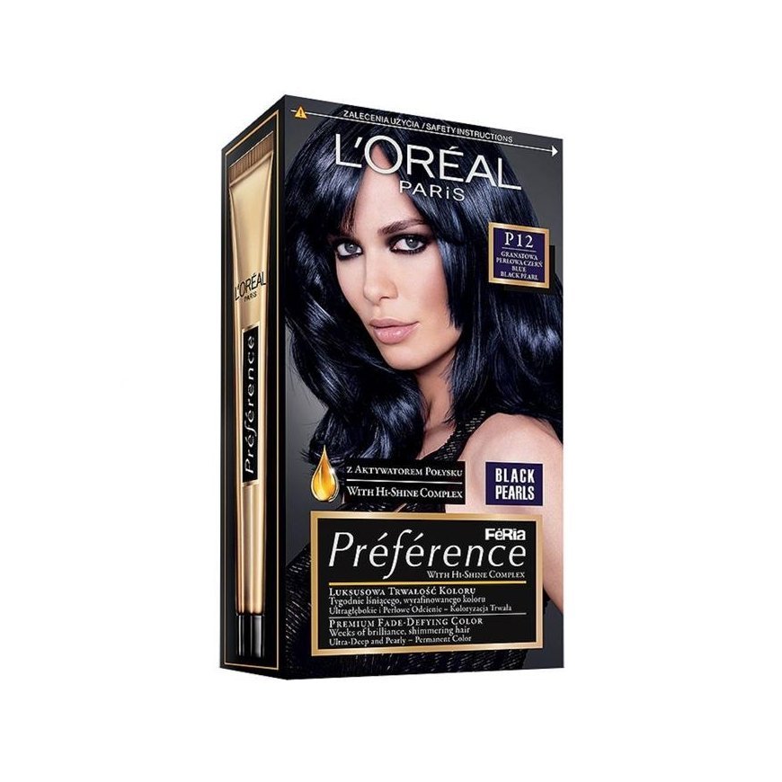 L'Oreal Paris Feria Preference Navy Pearl Black no. P12 - 0268110