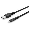 Lindy 2m Reinforced USB Type A to Lightning Charge and Sync Cable Lindy 2m Reinforced USB Type A to Lightning Charge and Sync Cable