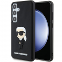 Case Original faceplate case Karl Lagerfeld KLHCS24M3DRKINK for SASMSUNG S24 Plus (3D RUBBER IKONIK NFT) black Case Original faceplate case Karl Lagerfeld KLHCS24M3DRKINK for SASMSUNG S24 Plus (3D RUBBER IKONIK NFT) black