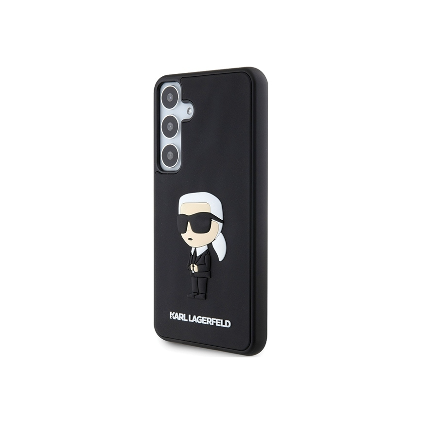 Case Original faceplate case Karl Lagerfeld KLHCS24M3DRKINK for SASMSUNG S24 Plus (3D RUBBER IKONIK NFT) black – 2