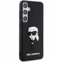 Case Original faceplate case Karl Lagerfeld KLHCS24M3DRKINK for SASMSUNG S24 Plus (3D RUBBER IKONIK NFT) black Case Original faceplate case Karl Lagerfeld KLHCS24M3DRKINK for SASMSUNG S24 Plus (3D RUBBER IKONIK NFT) black