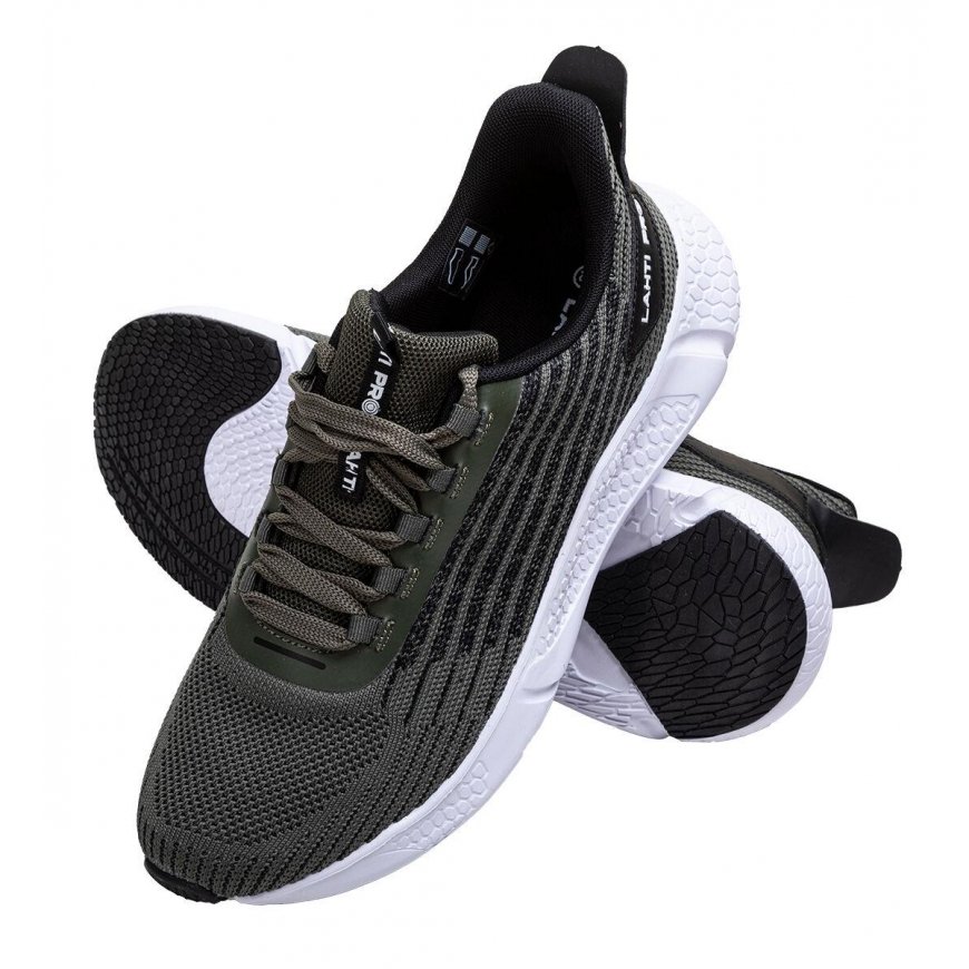 Lahti Pro 3d knitted shoes green black, "46", lahti
